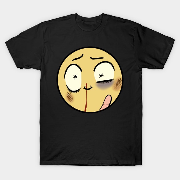 Ouch emoji T-Shirt by MelonGummie